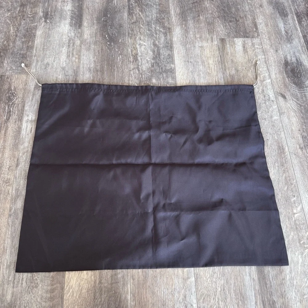 Coach Satin Chocolate Brown Large Dust Bag with Cream Logo - 23.25” x 19.25”
